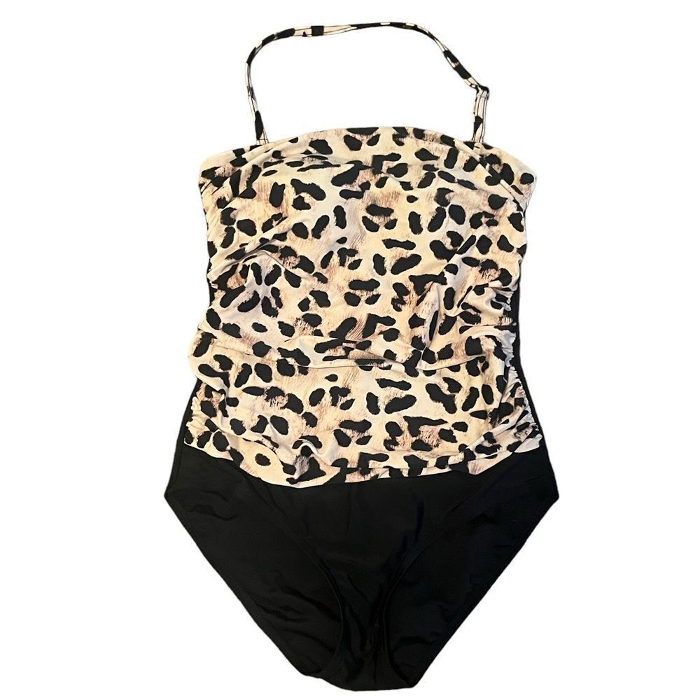 Emerald City Bathing Suit Size 10 Animal Print Swimwear​​